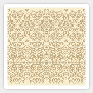 Ethnic patterns in oriental style. Sticker